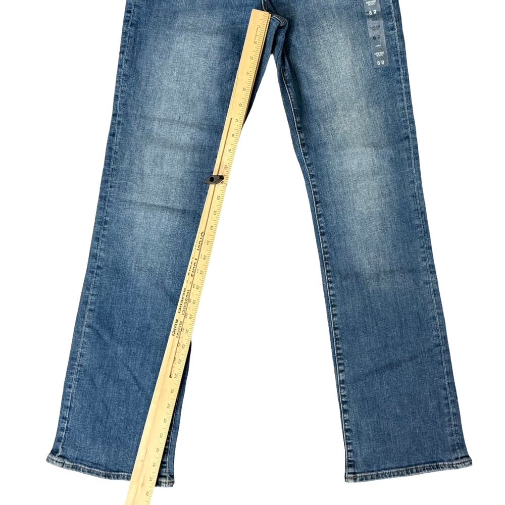 Aeropostale Blue Mid Rise Bootcut Boot Jeans Medium Wash Size 8 R NEW Tags - Picture 7 of 10
